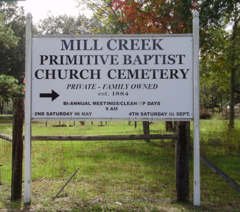 Mill Creek Primitive Baptist Church Cemetery